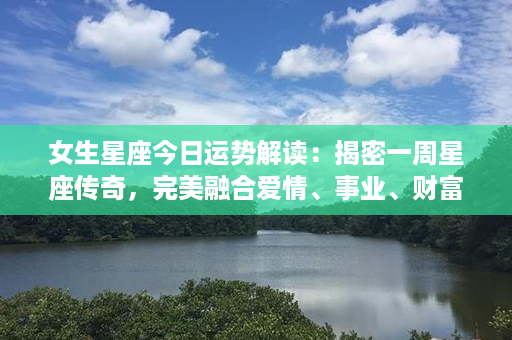 女生星座今日运势解读：揭密一周星座传奇，完美融合爱情、事业、财富预测！