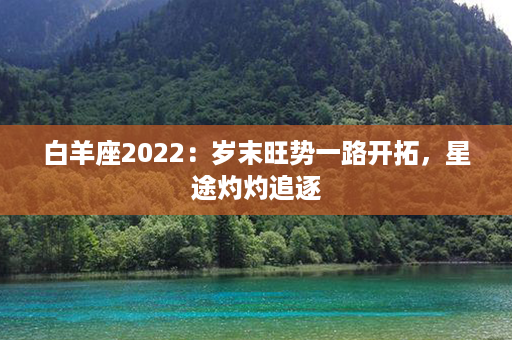 白羊座2022：岁末旺势一路开拓，星途灼灼追逐